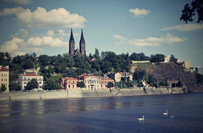 Il castello di Vysehrad, la zona più antica di Praga.