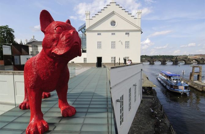 Arte contemporanea sul fiume a Kampa