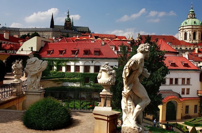 Il giardino Vrtbovska, un gioiello barocco a Praga.