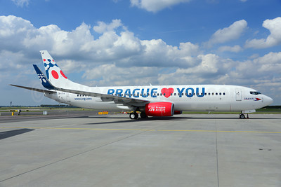 Prague love plane