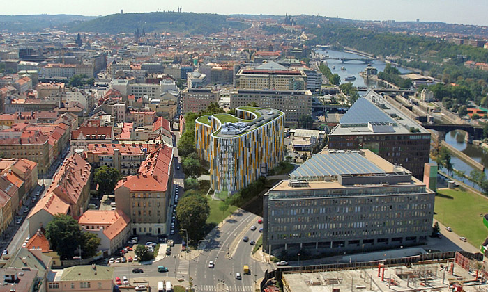 Karlin quartiere emergente a Praga