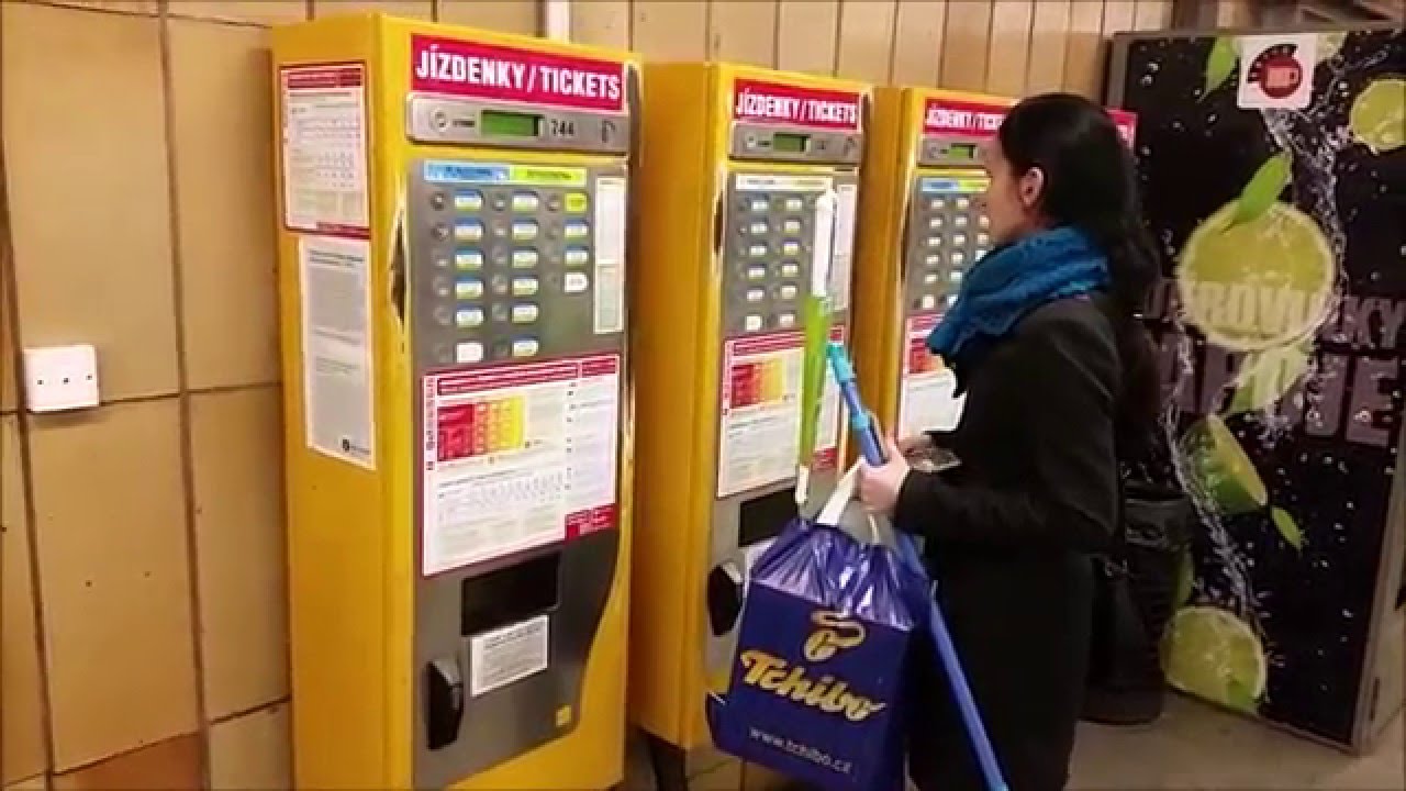 Praha vending tickets